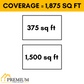 MRCOOL DIY Mini Split - 45,000 BTU 2 Zone Ductless Air Conditioner and Heat Pump with 25 ft. Install Kit, DIYM248HPW02C08