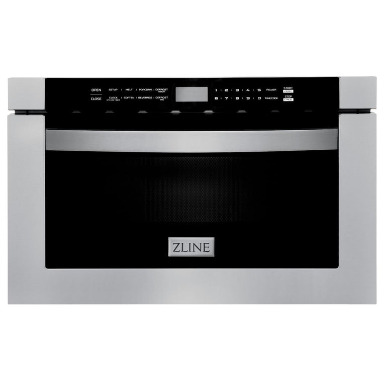 ZLINE Appliance Bundle - 30 in. Dual Fuel Range, 30 in. Range Hood, Microwave Drawer, 3 Rack Dishwasher Package, AB-RA30-7