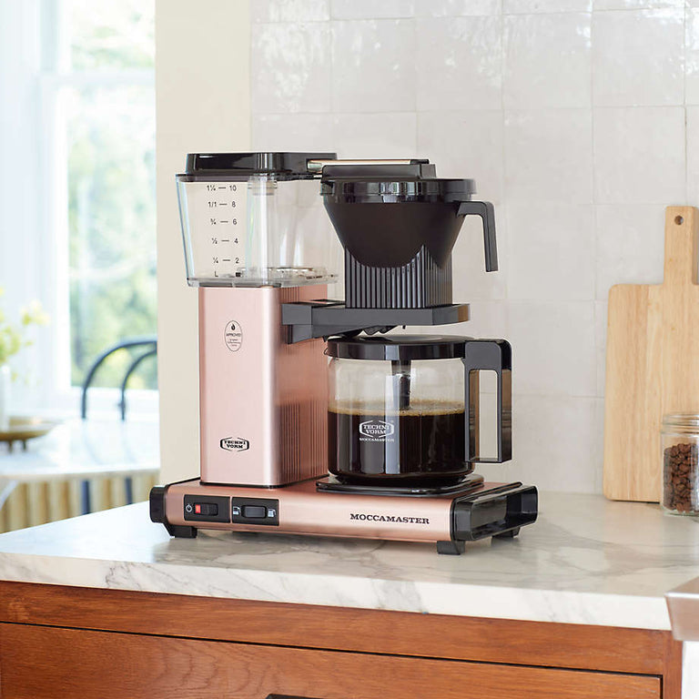 Moccamaster KBGV Select 10-Cup Coffee Maker in Rose Gold