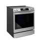 Midea 30 In. Slide-in Electric Range with 6.3 cu. ft. Self-Cleaning Oven in Stainless Steel, MES30S2AST