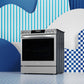 Midea 30 In. Slide-In Electric Range 6.3 cu. ft. Self-Cleaning Oven in Stainless Steel, MES30S4AST