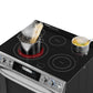 Midea 30 In. Slide-In Electric Range 6.3 cu. ft. Self-Cleaning Oven in Stainless Steel, MES30S4AST