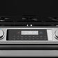 Midea 30 In. Slide-In Gas Range with 6.1 cu. ft. Self-Cleaning Oven in Stainless Steel, MGS30S2AST