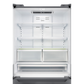 Midea 36 In. Counter Depth 22.5 cu. ft. 4-Door French Door Refrigerator, MRQ23B4AST