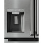Midea 36 In. Counter Depth Refrigerator with Water Dispenser, Ice Maker, MRQ22D7AST