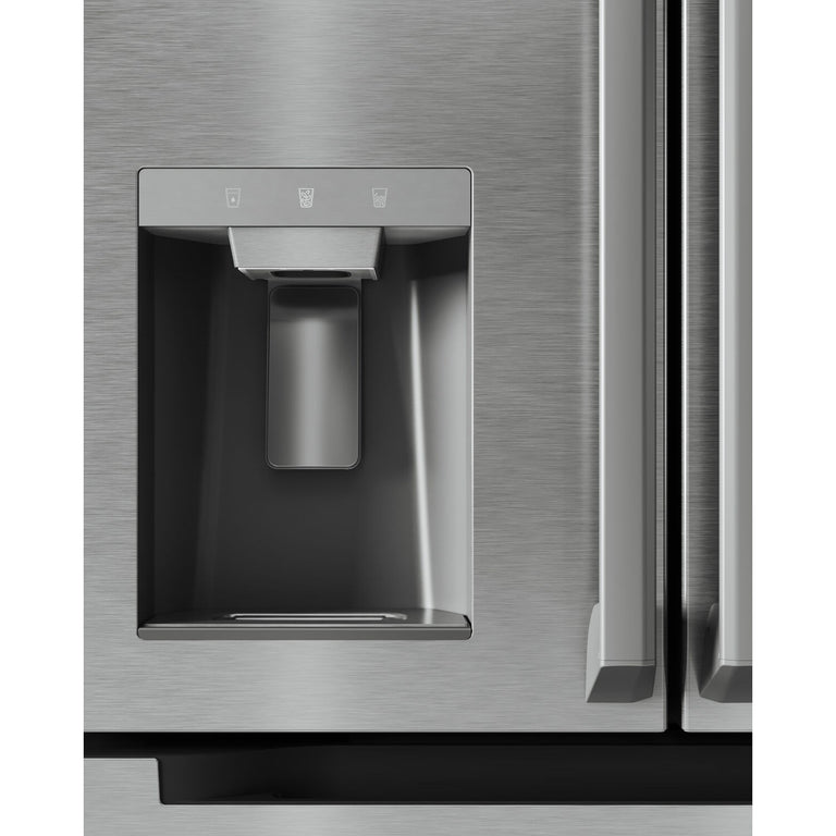 Midea 36 In. Counter Depth Refrigerator with Water Dispenser, Ice Make