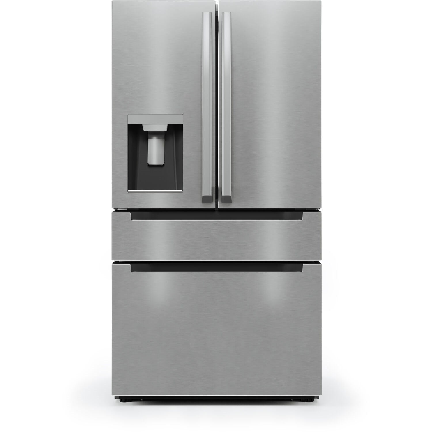 Midea 36 In. Counter Depth Refrigerator with Water Dispenser, Ice Make