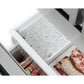 Midea 36 In. Counter Depth Refrigerator with Water Dispenser, Ice Maker, MRQ22D7AST