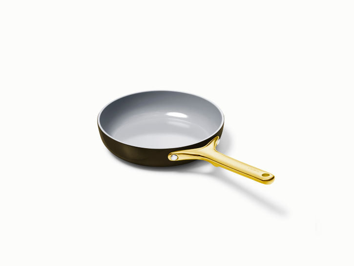 Caraway Mini Duo Cookware Set in Black with Gold Handles