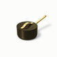 Caraway Mini Duo Cookware Set in Black with Gold Handles