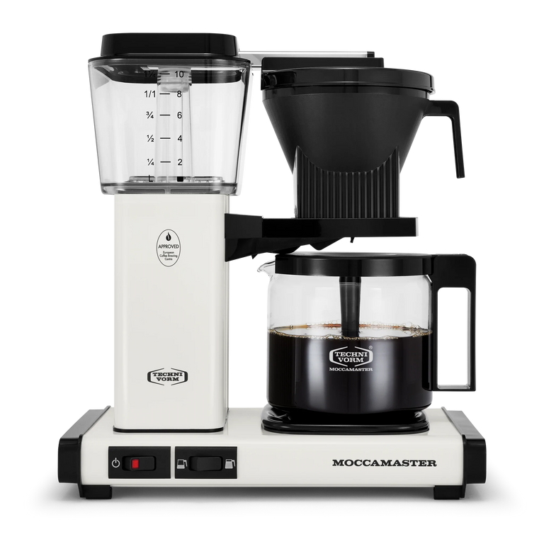 Moccamaster KBGV Select 10-Cup Coffee Maker in Off-White