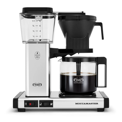 Moccamaster KBGV Select 10-Cup Coffee Maker in Polished Silver