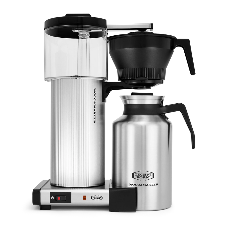 Moccamaster CDT Grand in Brushed Silver