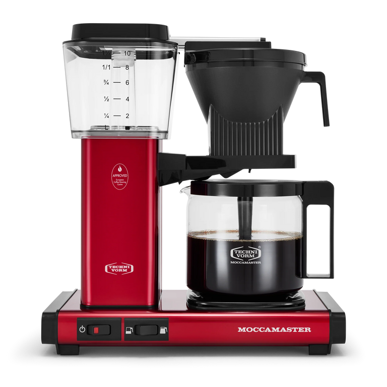 Moccamaster KBGV Select 10-Cup Coffee Maker in Candy Apple Red
