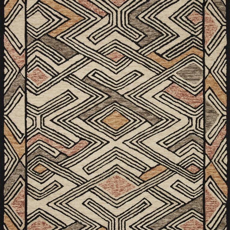 Loloi Rugs Nala Collection Rug in Ivory, Multi - 8'6" x 12'