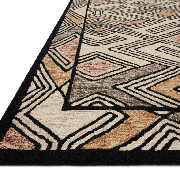 Loloi Rugs Nala Collection Rug in Ivory, Multi - 8'6" x 12'