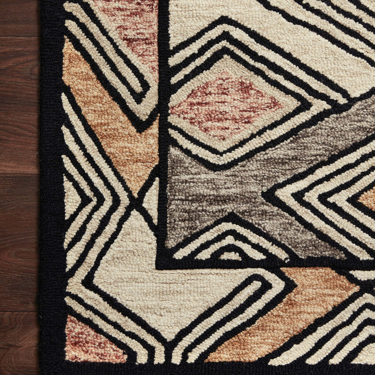 Loloi Rugs Nala Collection Rug in Ivory, Multi - 8'6" x 12'