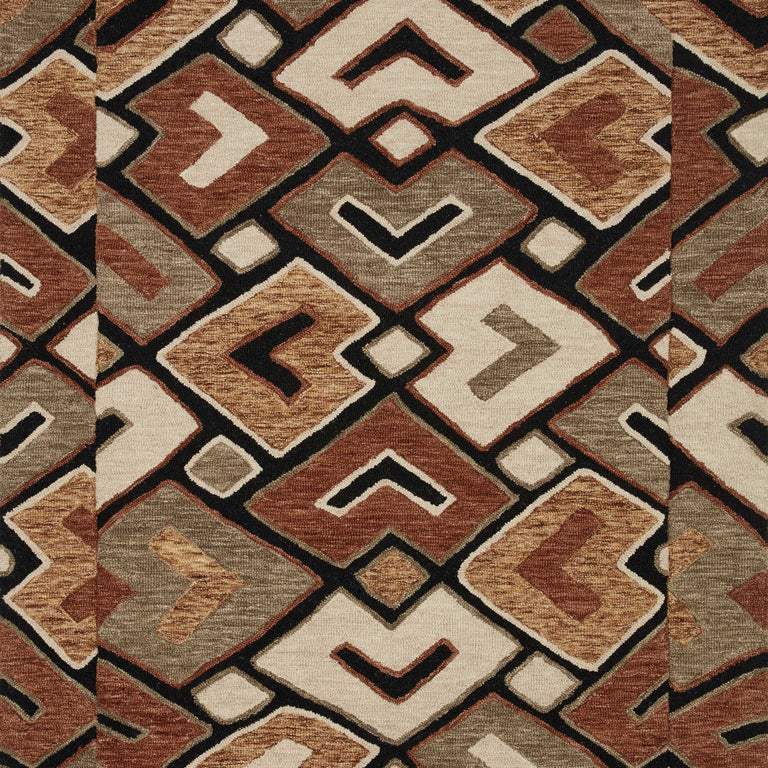 Loloi Rugs Nala Collection Rug in Sage, Bark - 8'6" x 12'