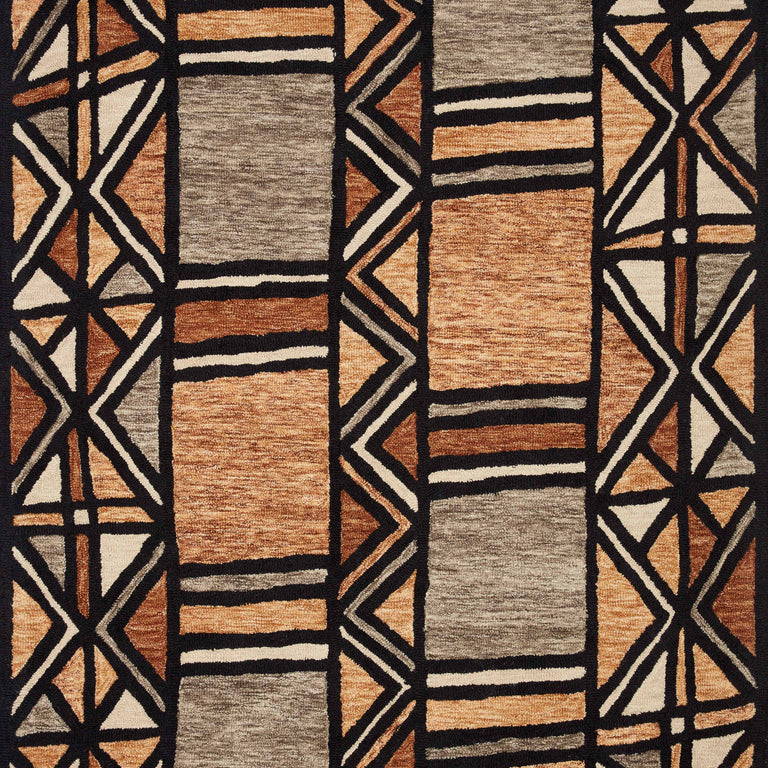 Loloi Rugs Nala Collection Rug in Walnut, Multi - 8'6" x 12'