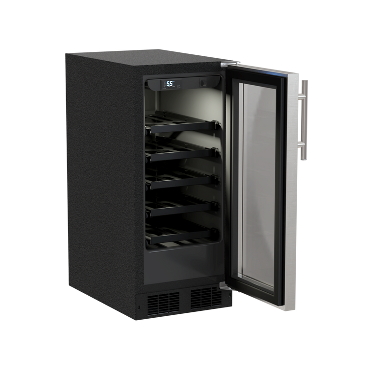 Northland 15 in. 20 Bottle Single Zone Undercounter Wine Cooler, NL15WSG0RS