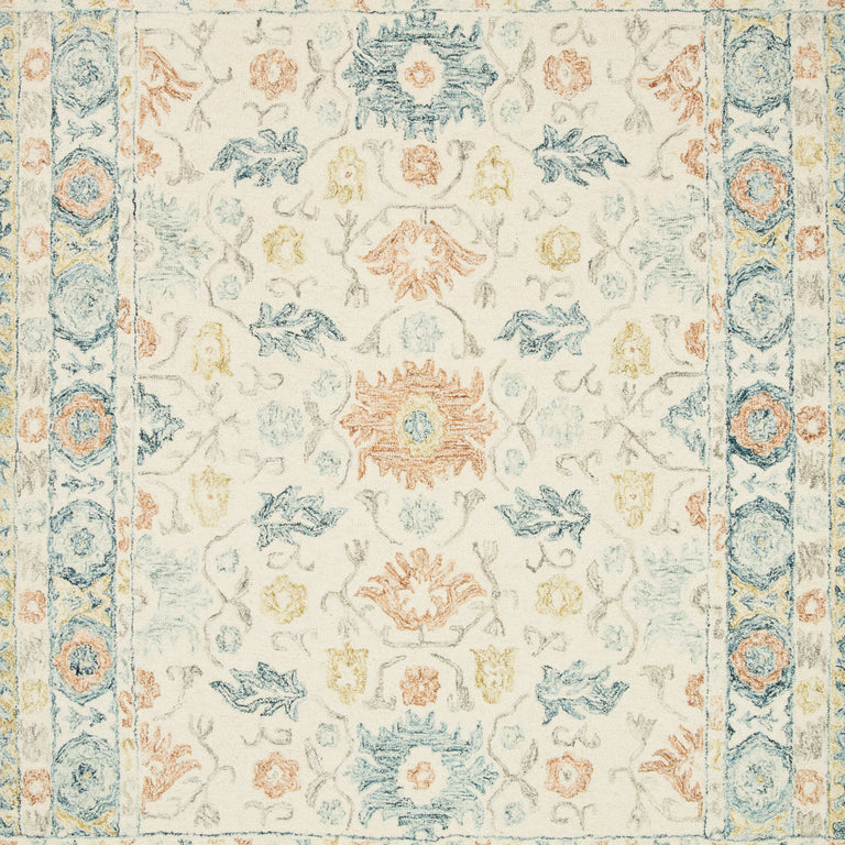 Loloi Rugs Norabel Collection Rug in Ivory, Multi - 9'3" x 13'