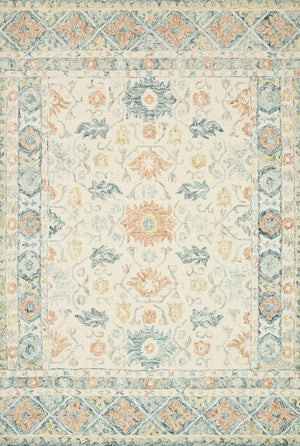 Loloi Rugs Norabel Collection Rug in Ivory, Multi - 9'3" x 13'