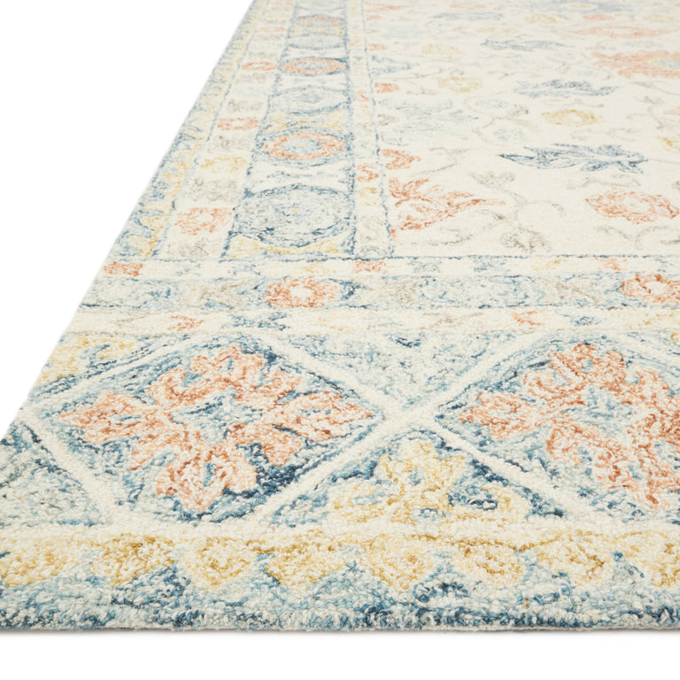 Loloi Rugs Norabel Collection Rug in Ivory, Multi - 8'6" x 12'