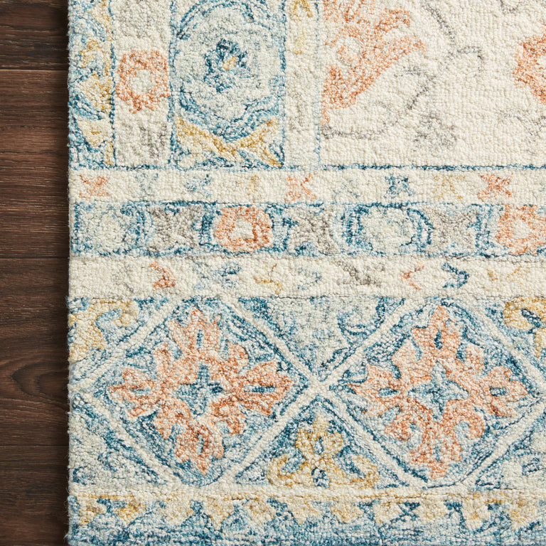 Loloi Rugs Norabel Collection Rug in Ivory, Multi - 8'6" x 12'