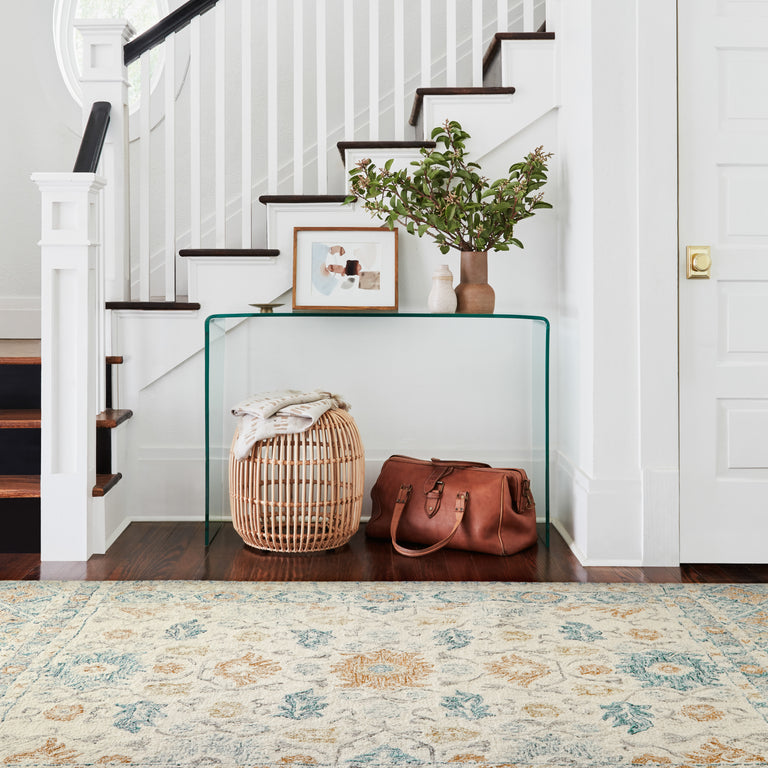 Loloi Rugs Norabel Collection Rug in Ivory, Multi - 8'6" x 12'