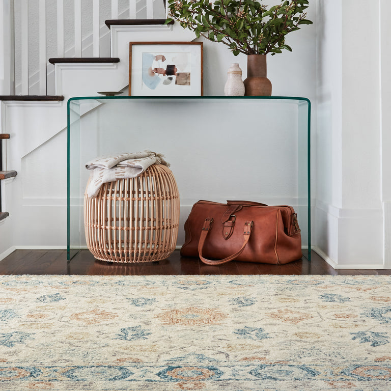 Loloi Rugs Norabel Collection Rug in Ivory, Multi - 8'6" x 12'