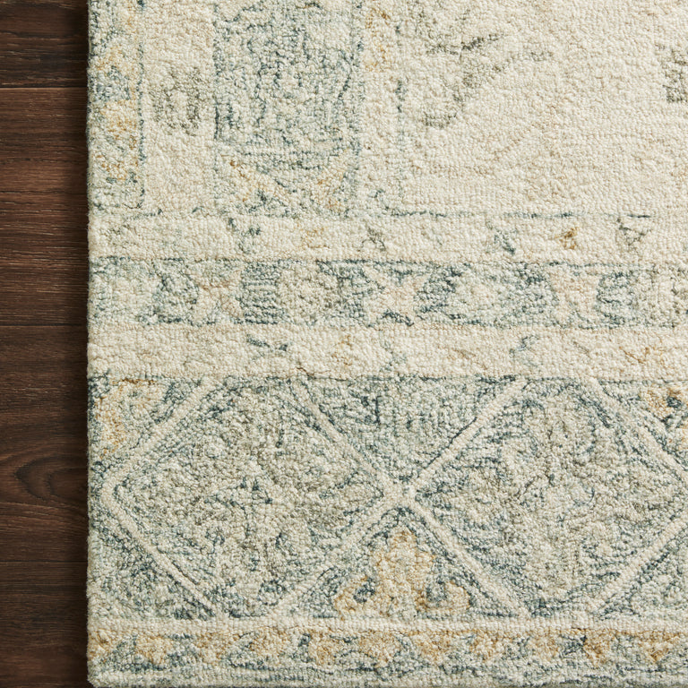 Loloi Rugs Norabel Collection Rug in Ivory, Slate - 9'3" x 13'