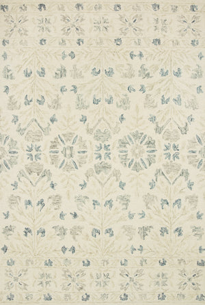 Loloi Rugs Norabel Collection Rug in Ivory, Grey - 9'3" x 13'