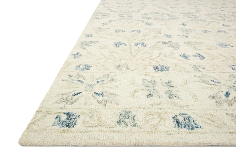 Loloi Rugs Norabel Collection Rug in Ivory, Grey - 8'6" x 12'