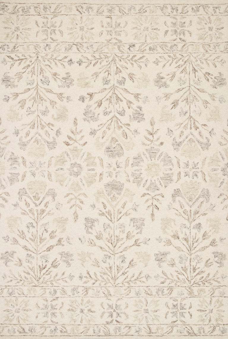Loloi Rugs Norabel Collection Rug in Ivory, Neutral - 8'6" x 12'