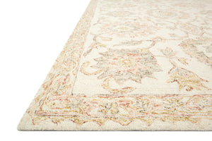 Loloi Rugs Norabel Collection Rug in Ivory, Blush - 9'3" x 13'