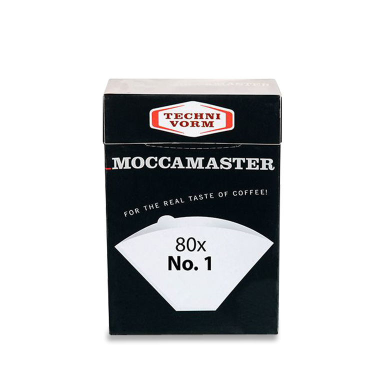 Moccamaster #1 Filters Single Cup Brewers Box with 80 filters