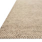 Loloi Rugs Oakwood Collection Rug in Wheat - 9'3" x 13'