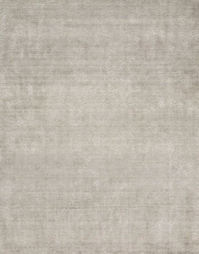 Loloi Rugs Ollie Collection Rug in Silver - 5'6" x 8'6"