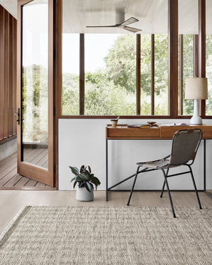 Loloi Rugs Omen Collection Rug in Grey - 5' x 7'6"