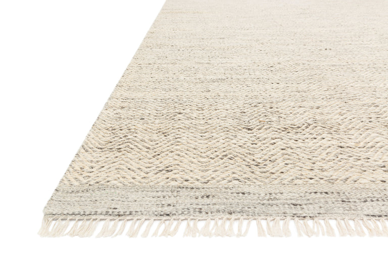 Loloi Rugs Omen Collection Rug in Mist - 5' x 7'6"