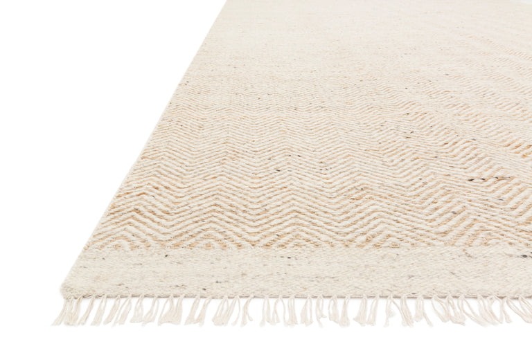 Loloi Rugs Omen Collection Rug in Natural - 5' x 7'6"