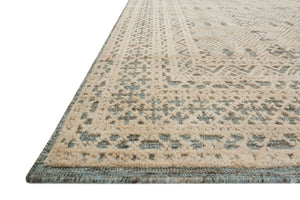 Loloi Rugs Origin Collection Rug in Blue, Natural - 10'0" x 14'0"