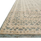 Loloi Rugs Origin Collection Rug in Blue, Natural - 4'0" x 6'0"