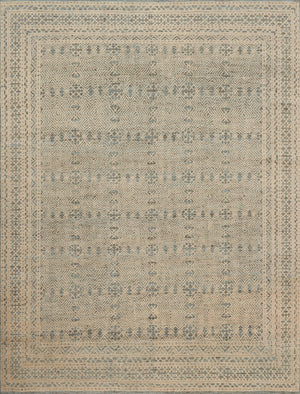 Loloi Rugs Origin Collection Rug in Blue, Natural - 4'0" x 6'0"