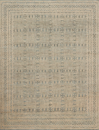 Loloi Rugs Origin Collection Rug in Blue, Natural - 4'0" x 6'0"