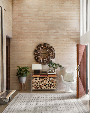 Loloi Rugs Origin Collection Rug in Grey, Ivory - 4'0" x 6'0"