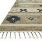 Loloi Rugs Owen Collection Rug in Aqua, Ink - 5' x 7'6"