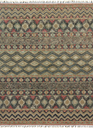Loloi Rugs Owen Collection Rug in Indigo, Sage - 9'3" x 13'