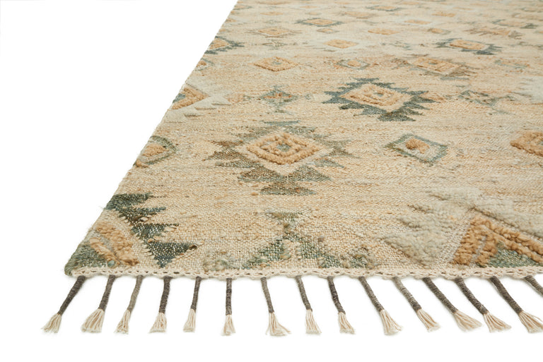 Loloi Rugs Owen Collection Rug in Pewter, Sand - 5' x 7'6"