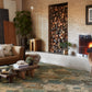 Loloi Rugs Owen Collection Rug in Fog, Graphite - 5' x 7'6"